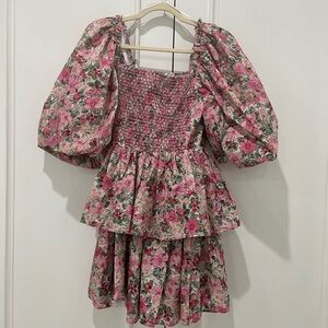 Zoco country club puff sleeve dress. Size small. Brand new